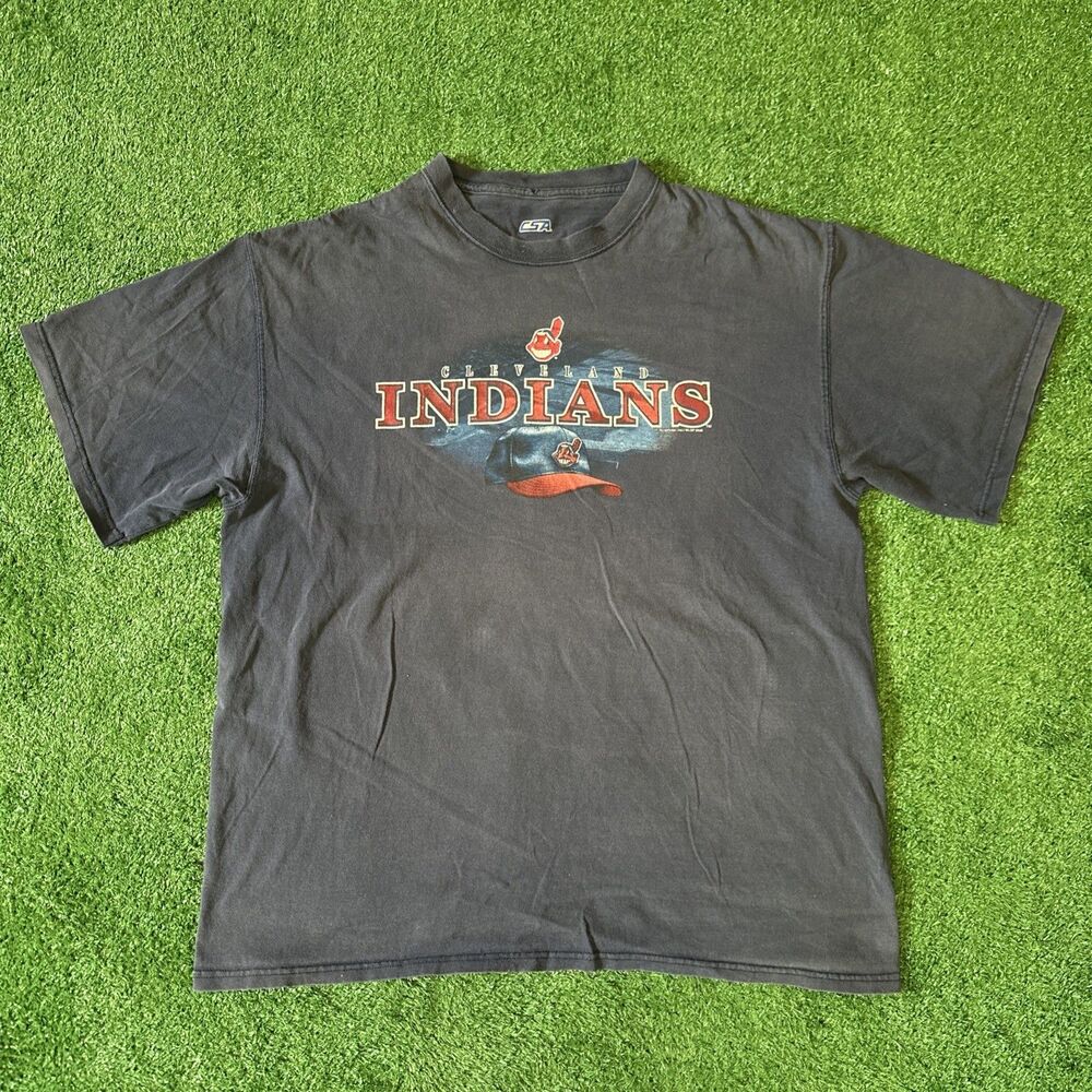 Vintage CSA Cleveland Indians Shirt Men’s XL Blue Chief Wahoo MLB